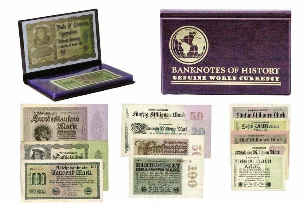 German Hyperinflation Banknotes